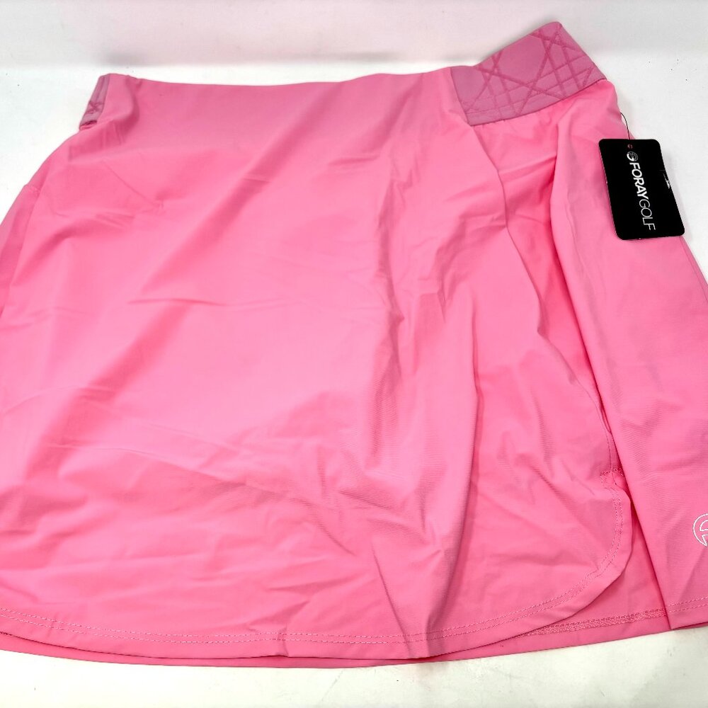 Foray Women's 17.5" Pull on Golf Skort, XL, Sachet Pink